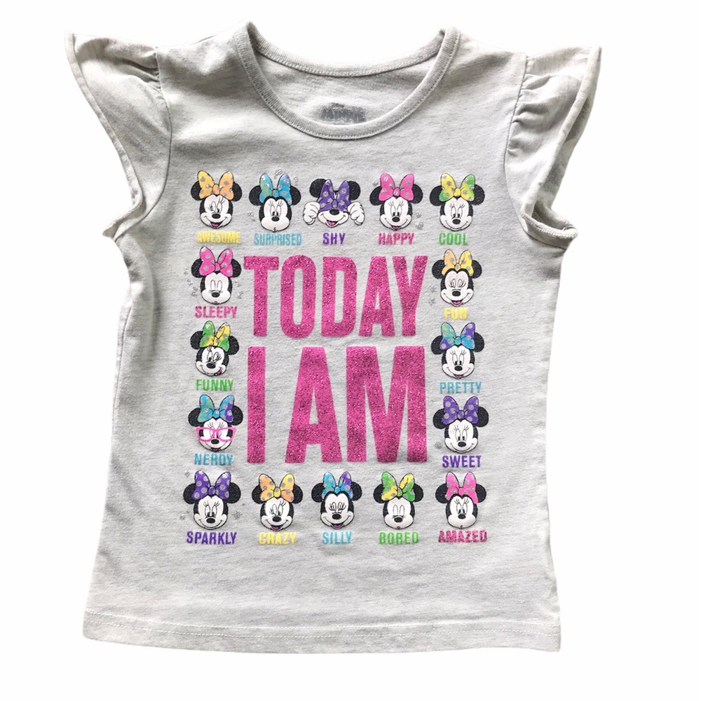 Disney Minnie Mouse girls shirt. Size 5T.